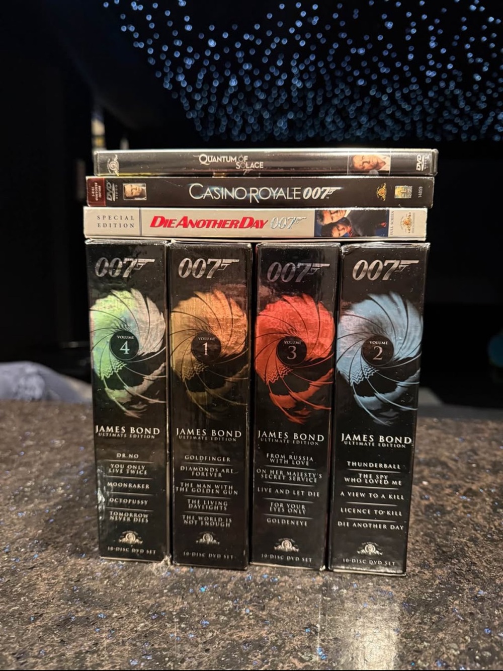 007 Bond DVD/Blu-ray Collection - James Bone Box Set